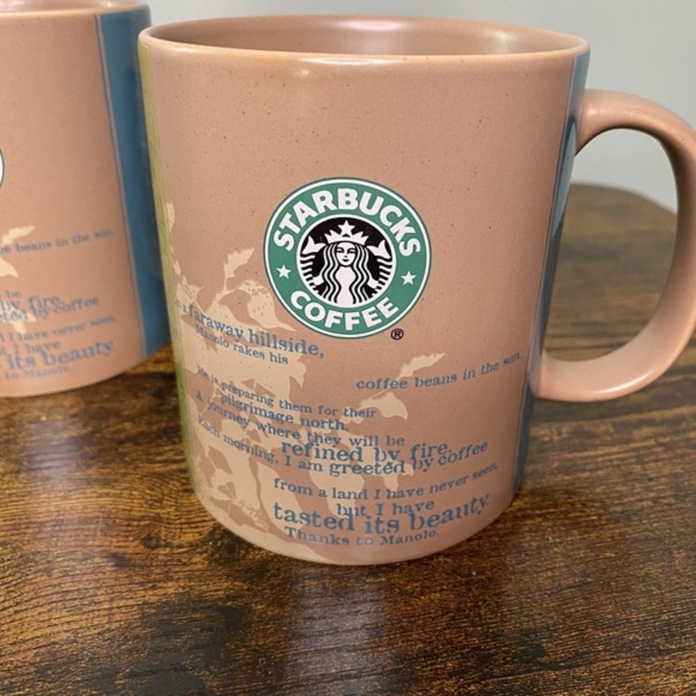 2006 Starbucks Coffee Mug 'Coffee-Land Origin' Africa 18‎ Oz Brown RETIRED - Picture 3 of 7